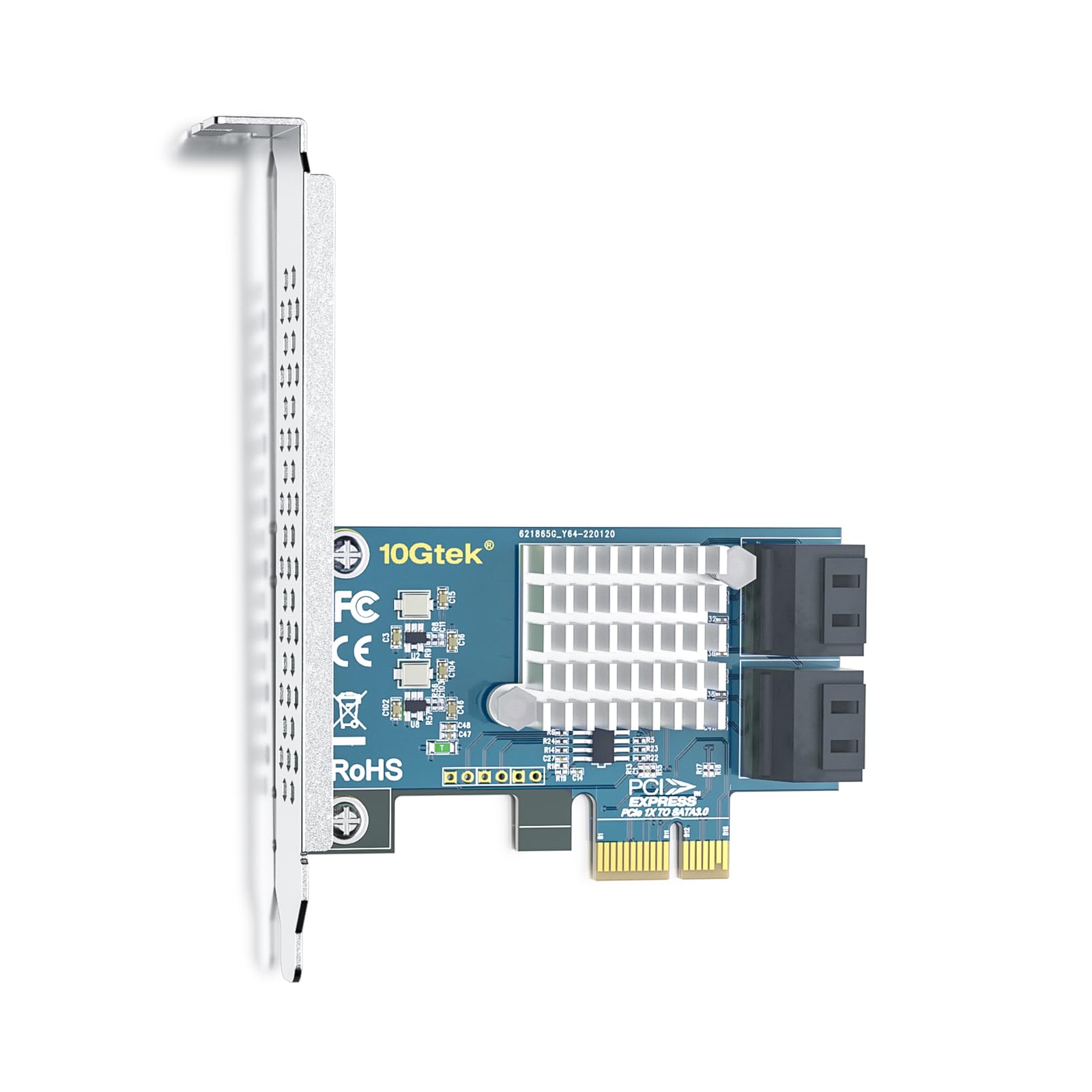 Amazon.com: 10Gtek PCIe SATA Card 4-Port, 6Gbps SATA3.0 Controller